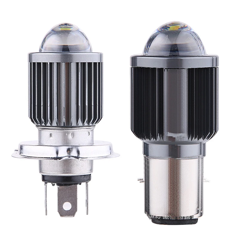 

H4 LED Moto BA20D LED Motorcycle Headlight Bulbs Hi Lo Lamp Fog Lights