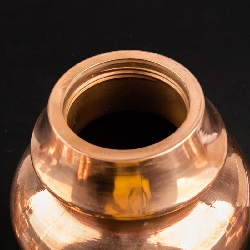 Тибетская мини-бутылка Мани из чистой меди ручная работа буддизм полировка