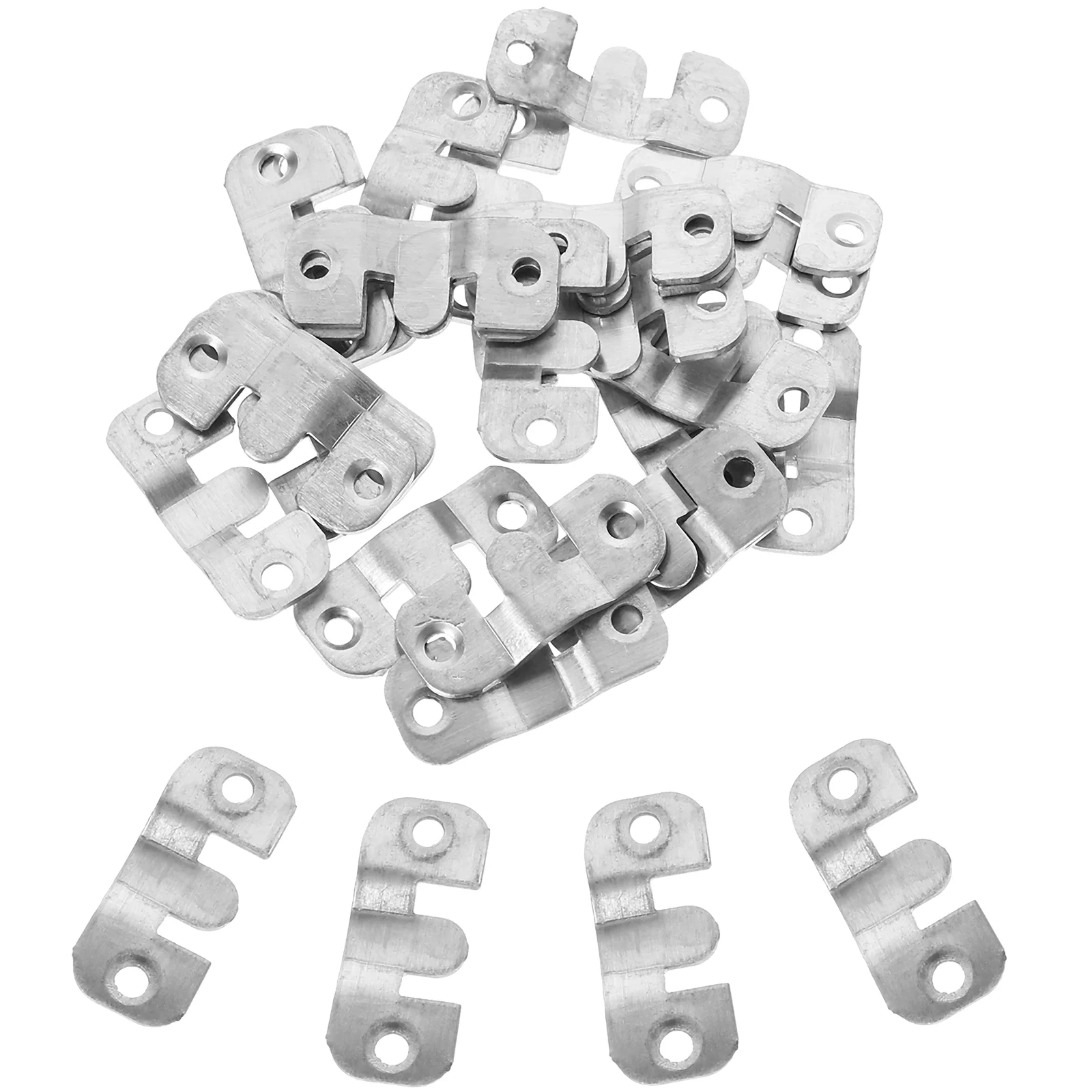 

Picture Frame Hangers Bracket Mirror Mount Cleat Flush Interlocking Clips Keyhole Hanging Z French Heavy Hanger Duty Hooks Photo