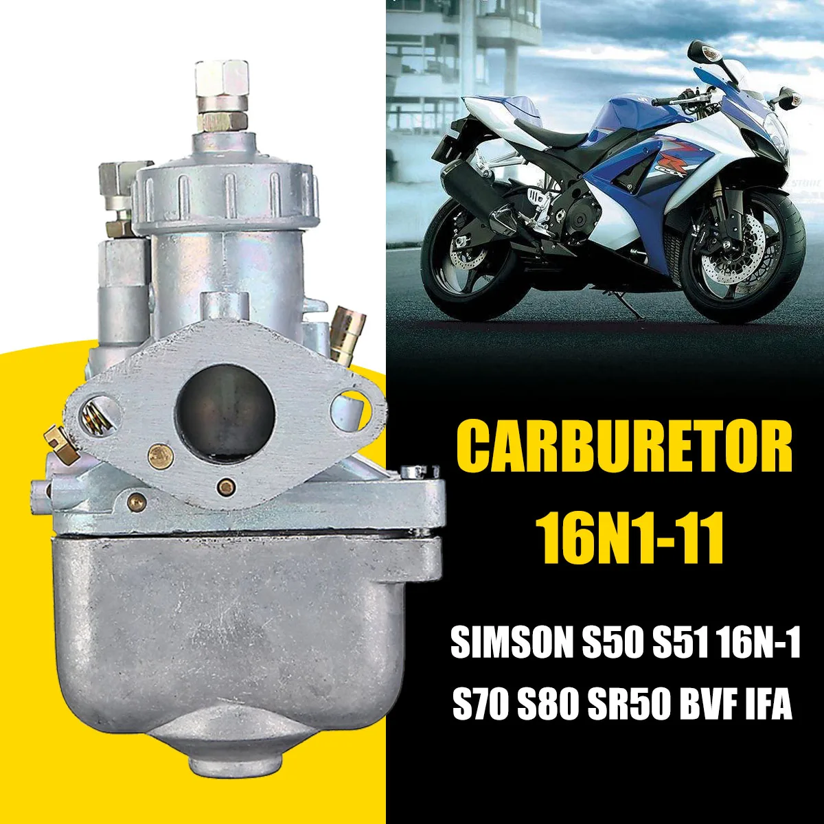 

Двигатель карбюратора для Simson S50 S51 S70 16N1-11