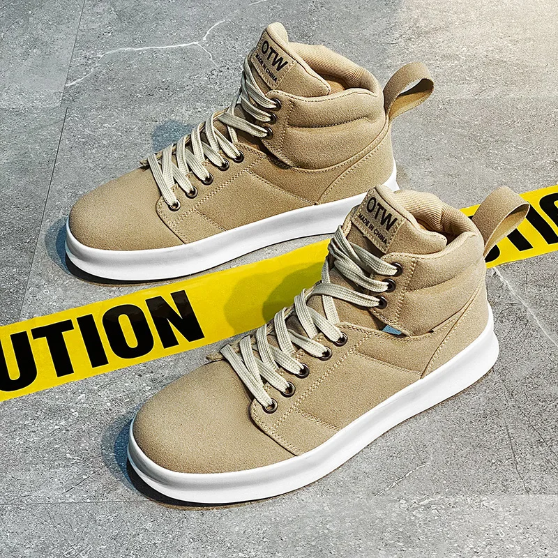 Brand Mens High-Top Sneakers Womens Colorful Leather Sneakers Sports Tennis Vulcanized Shoes Casual Original Basketball Sneakers