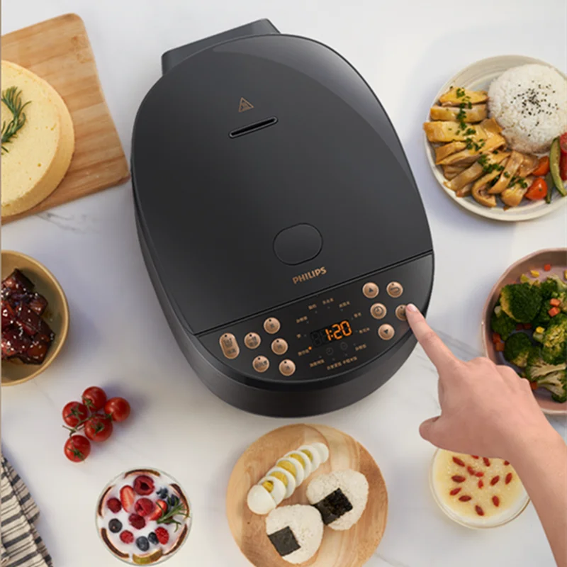 

220V Electric Cooker Household Intelligent 5L Large Capacity Multi-function Kitchen Appliances Portable Rice Cooker Electric