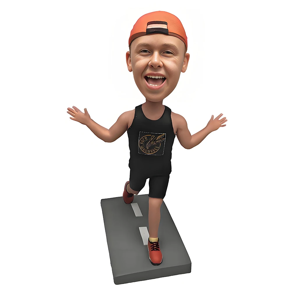 Chicago Marathon Bobblehead 2024 индивидуальные фигурки дорожных бегунов мужской спринтер