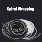 Спиральная обмотка 5 м10 м 6 мм, трубка, огнестойкая лента для защиты кабеля, провода, управление проводом, обмотка, втулка для кабеля, трубка