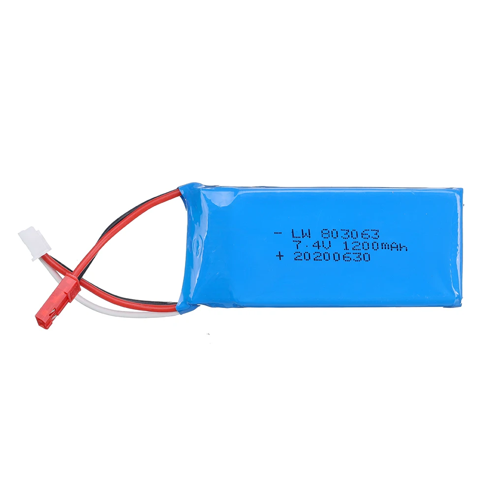 Литий-Полимерный Аккумулятор 7 4 в 1200 мАч для WLtoys V353 V333 V323 V666 V262 YiZhan X6 MJX X101 X102h X1Brushless