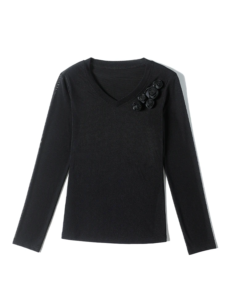 Сетчатая нижняя рубашка с V-образным вырезом Женская внутренняя одежда маленькая