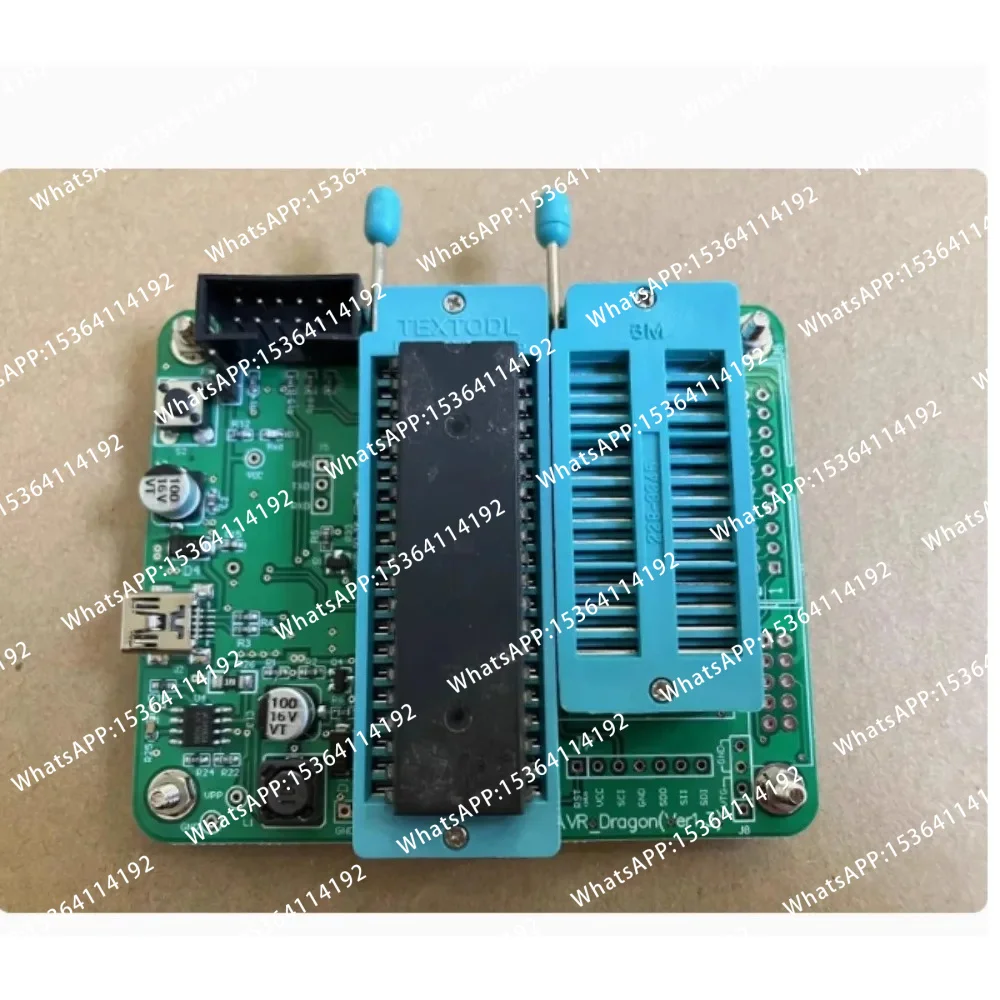 Фото Программатор высокого напряжения AVR, USB-порт последовательного подключения высокого напряжения, ISP STK500, четыре в одном, параллельное подключение №2