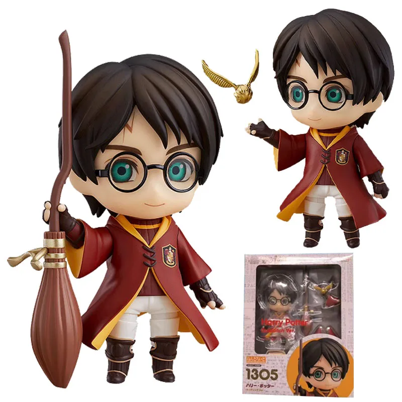 

In Stock Original GOOD SMILE GSC 1305 NENDOROID Harry Potter Quidditch Anime Figure Model Collecile Action Toys Gifts