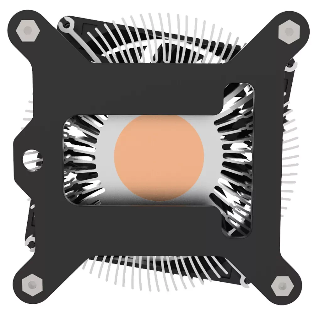 

for Intel LGA 1150 1151 1155 1156 1U Server CPU Cooler Cooling Fan Copper +