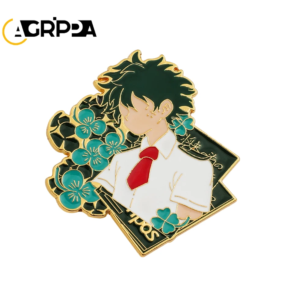 Аниме Мой герой Академия Agrippa аксессуары заколки для лацканов мужчин броши