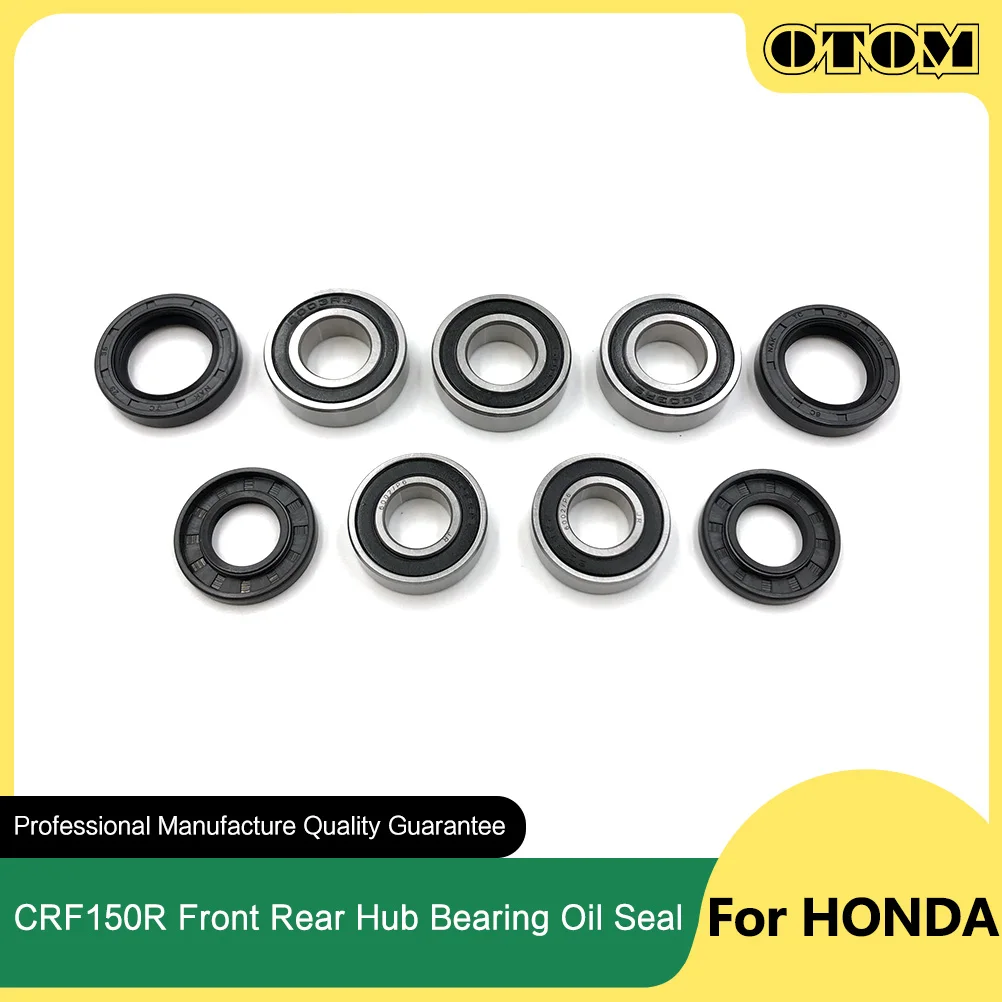 

OTOM Motorcycle Front 6002 Rear 6003 Wheel Hub Oil Seal Bearing Kit For HONDA CRF150R CRF150RB Motocross Pit Dirt Bike Accessory