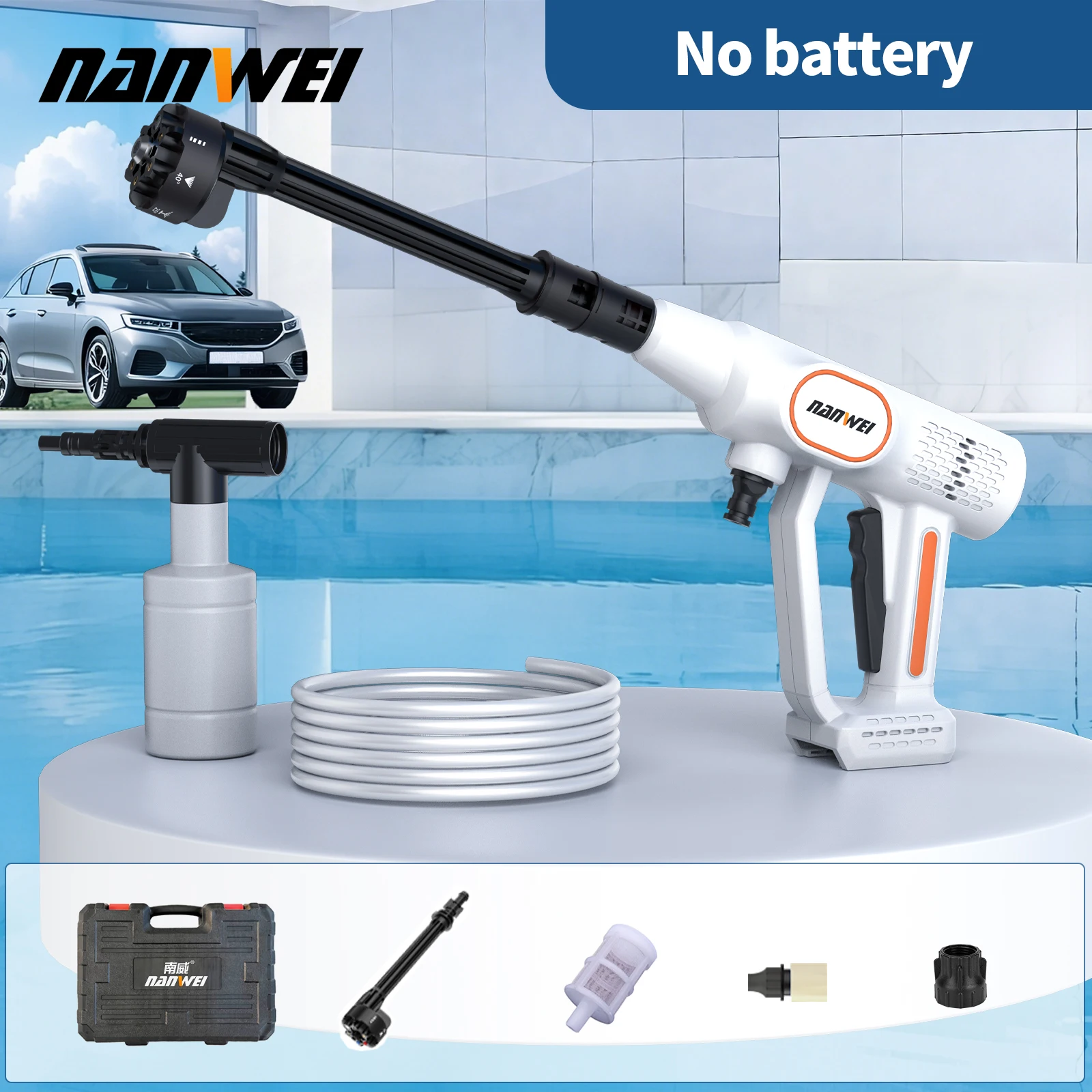 

Аккумуляторная автомойка Nanwei