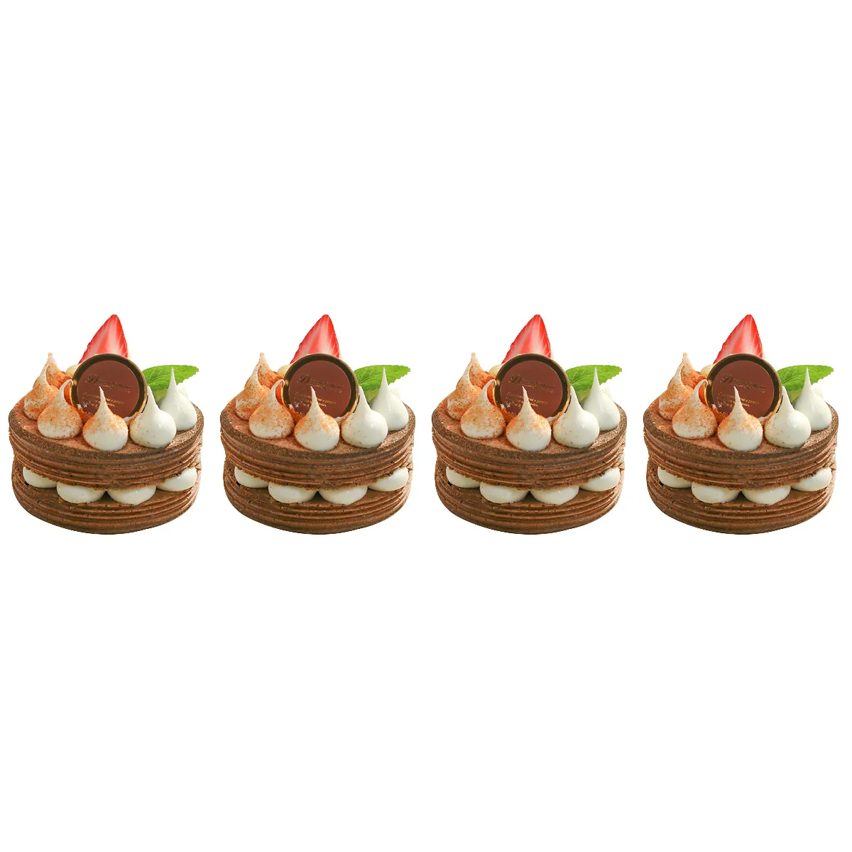 

4 PCS Photo Props Fake Dessert Cake Chocolate Cake Artificial Cake Prop Cakey Fake Cake Pops Ornaments Simulation Cake