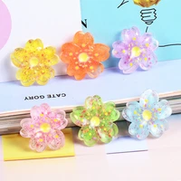 10pcs 20mm new resin simulation cherry blossoms flat back cabochon scrapbooking hair bow center embellishments diy accessories
