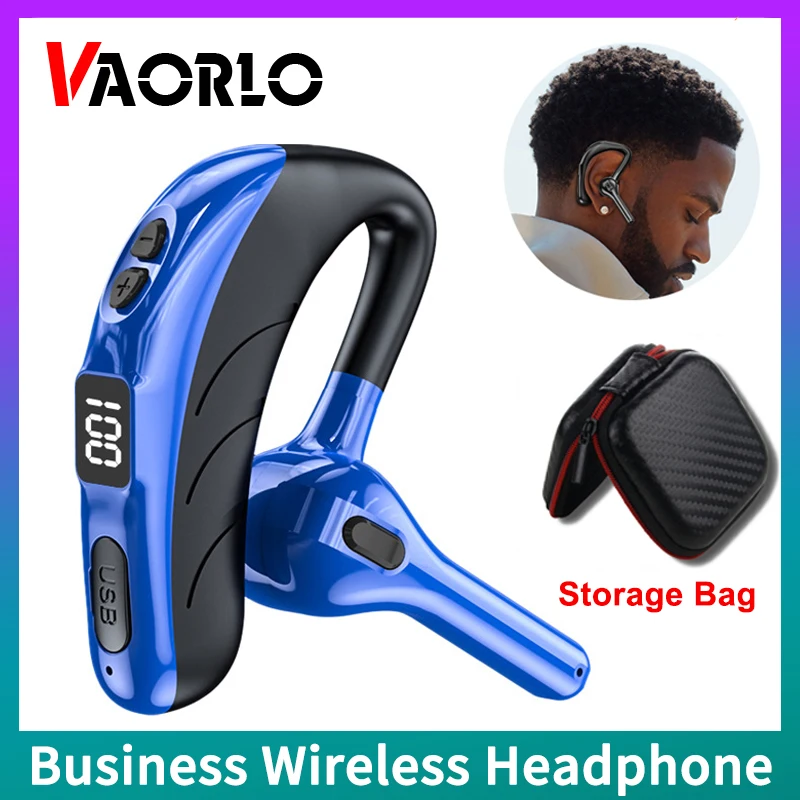 

X13 Single Ear Earphone Bluetooth 5.1 Long Standby Business Wireless Headphone Game Headset Sports Noise Reduction Handsfree Cal
