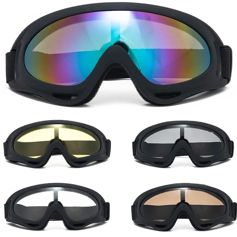 

Motorcycle Glasses Off Road Skiing Tactical Wind Sand Riding Protection Impact Resistant Eyewear Goggles Equip Helmets Headwear