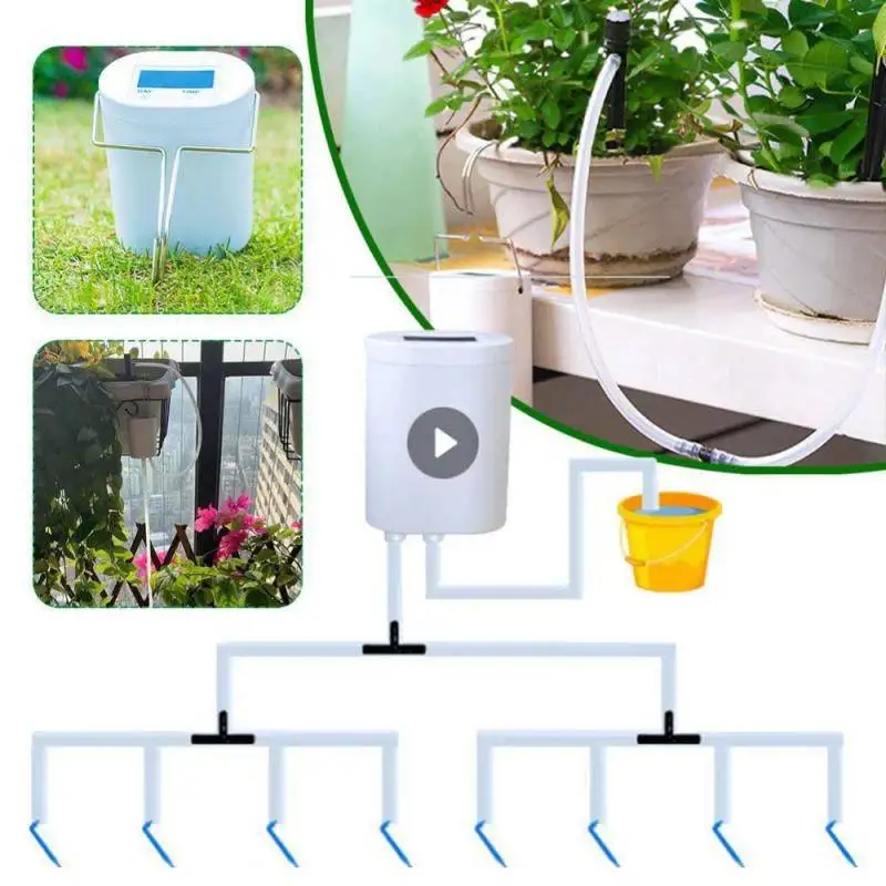 

Intelligent Garden Automatic Watering Pump Controller Indoor Plants Drip Irrigation Device Automatic Water Pump Timer System