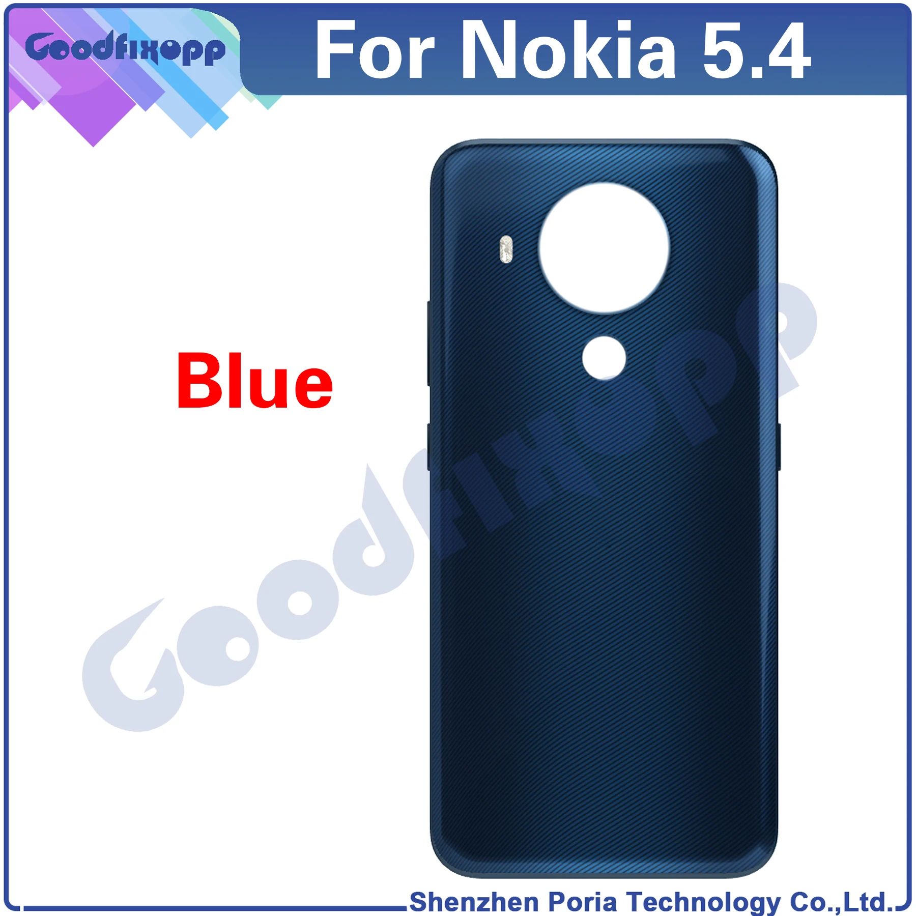 Чехол для Nokia 5 4 TA-1333 TA-1340 TA-1337 TA-1328 TA-1325 TA-задняя крышка батарейного отсека Корпус