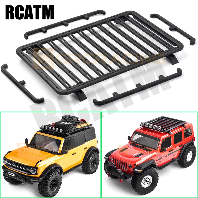 

Plastic Multifunction roof luggage rack For 1/10 RC Crawler Car Traxxas TRX4 Defender Bronco SCX10 90046 AX103007 RC4WD DIY Part