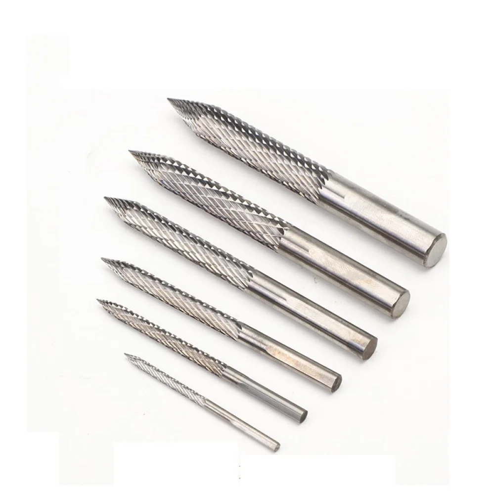 

Power Tool Parts Carbide Rotary Burrs Carbon Steel Pneumatic Drill Bit Alloy Silver Fish Scale Cut Edge Patch Plug Tire Repair