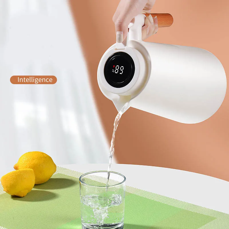 

High Insulation Water Large Thermos Super Temperature Coffee Pot Quality Liner Long Glass Thermal Jug Display Capacity Hot