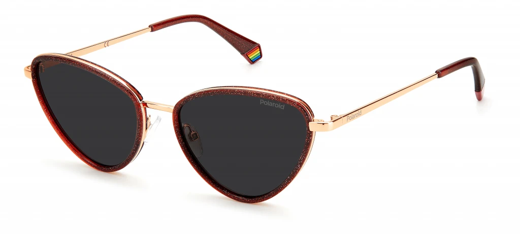 Очки солнцезащитные POLAROID PLD 6148/S/X бордовый