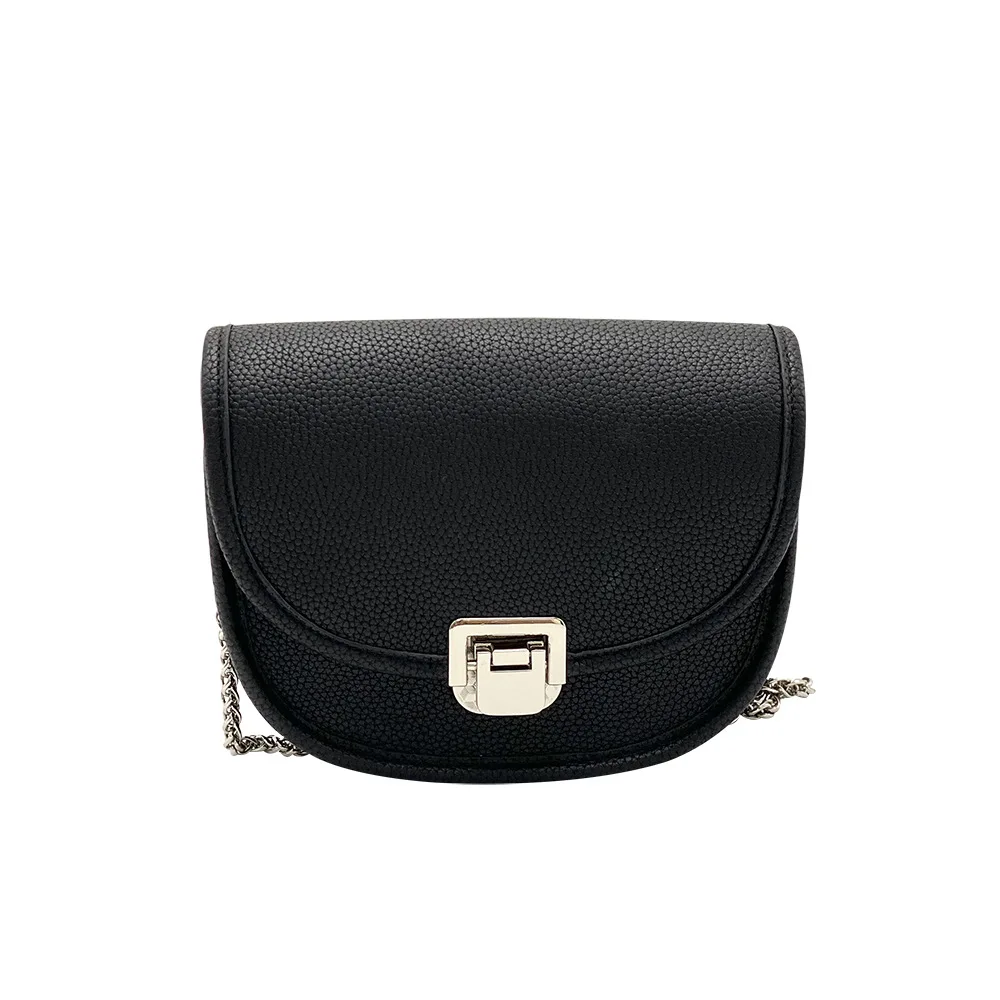 

Paparazzi 2022 summer trend shoulder bags Genuin Leather LOCK metal chain Crossbody bag high capacity shopping gifts for women