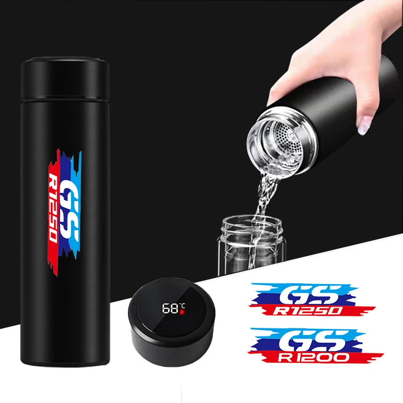 

For BMW R1250 GS R 1250 GSA R 1250GS HP 2019 2020 2021 Motorcycle Stainless Steel Thermos Temperature Water Bottle cup