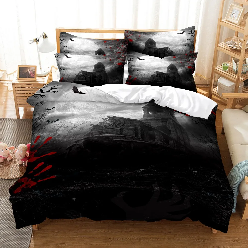

Comforter Bedding Set Beautiful Autumn Tree Queen Twin Single Duvet Cover Set Pillowcase Home Luxury Natural Scenery 3D Print