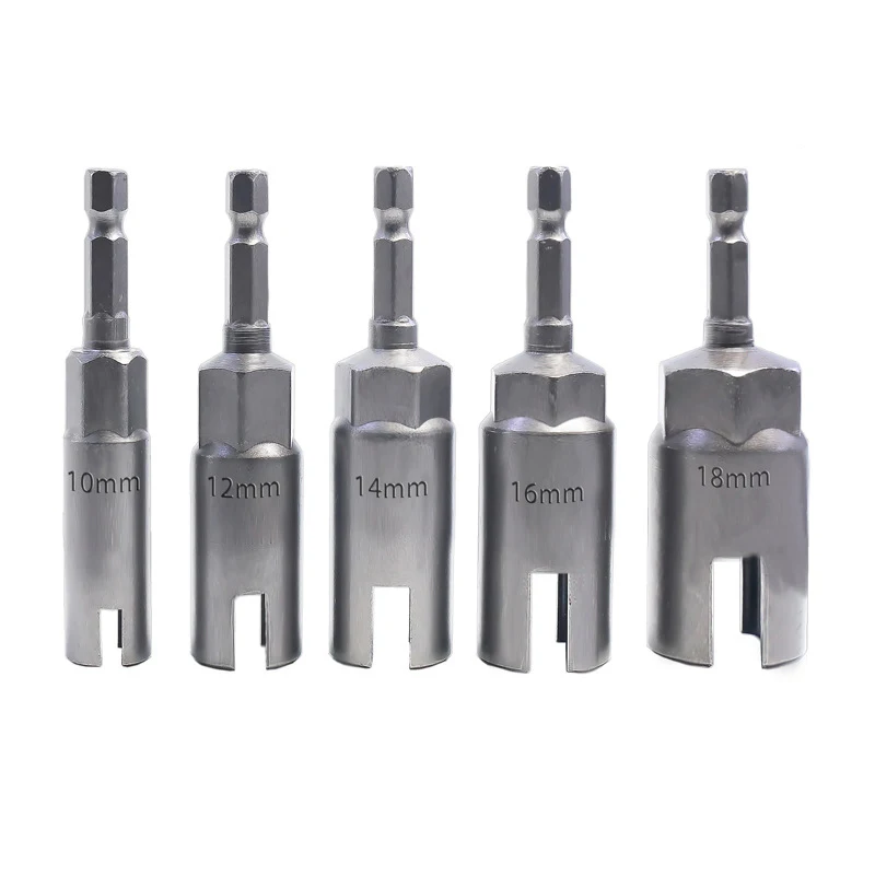 

Butterfly Bolt Socket Wrench 1/4" Hex Shank Power Wing Nut Driver Slot Wing nuts Drill Bit for Panel Nuts screws eye hook bolt