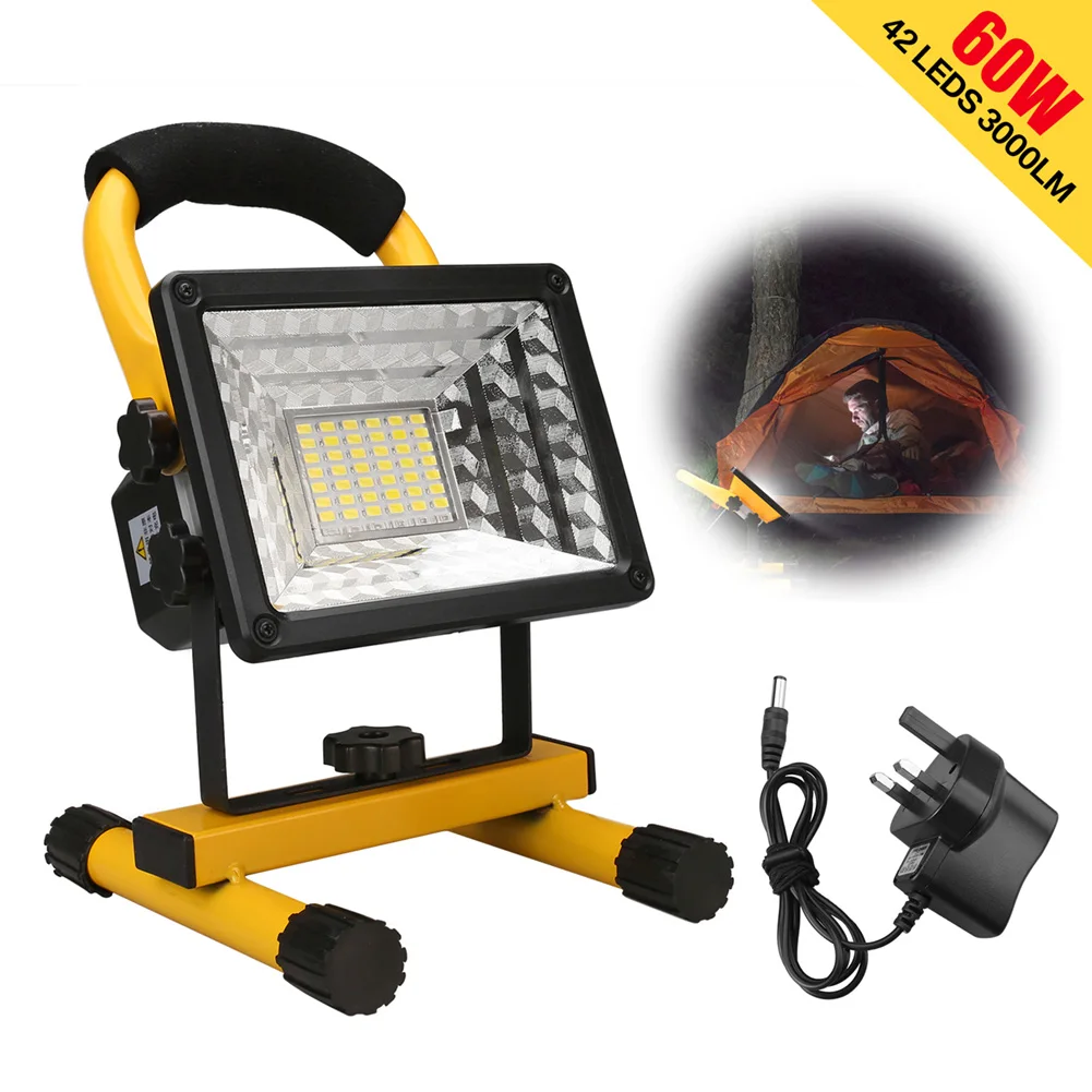 

Portable LED Spotlights Work Light Outdoor Camping Fishing Repairing Lighting Built-in Rechargeable Lithium COB Handheld Lantern