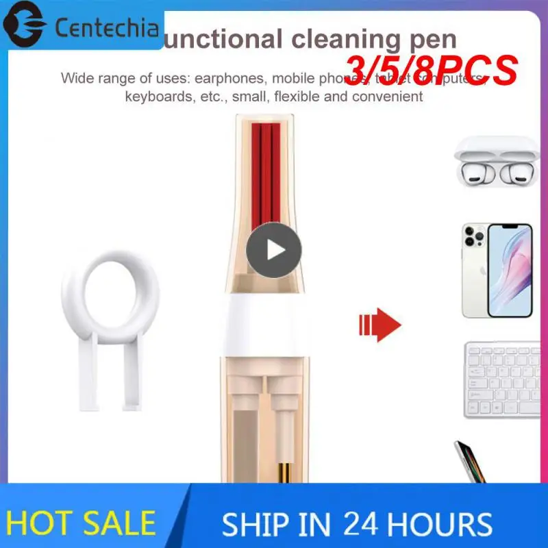 

3/5/8PCS Earplugs Dirt Brush Multifunctional Split Multi Head Keyboard Cleaner Easy To Clean Hardware Clean Kit Cleaning Brush