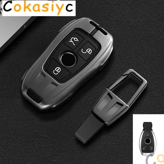 

Чехол для автомобильного ключа из цинкового сплава для Mercedes Benz A C E S G Class CLA GLK GLC CLS AMG W204 W176 W205 W177 W213W222 Автомобильные аксессуары