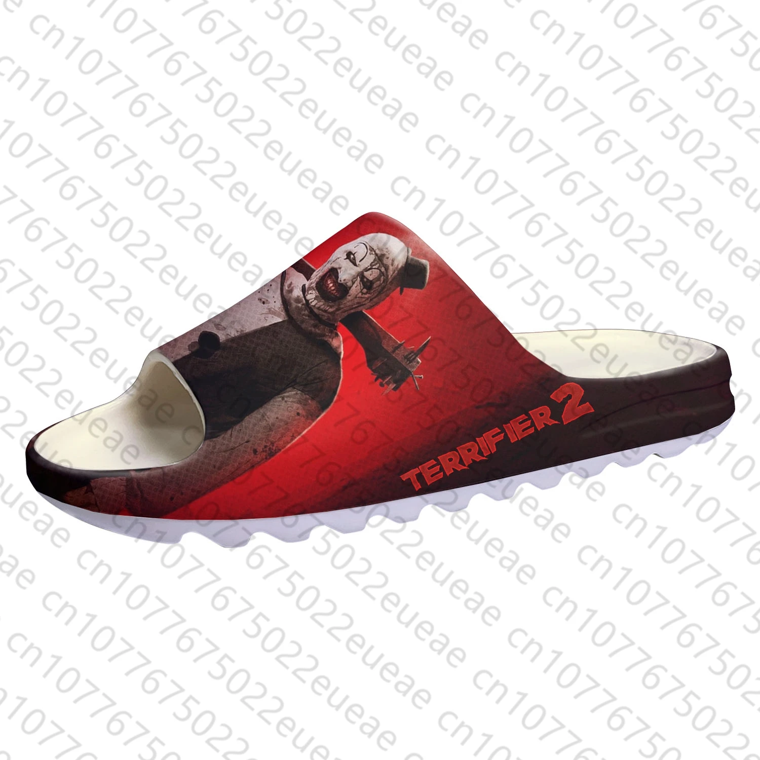 Босоножки на мягкой подошве для Хэллоуина с ужасным клоуном домашние Сабо