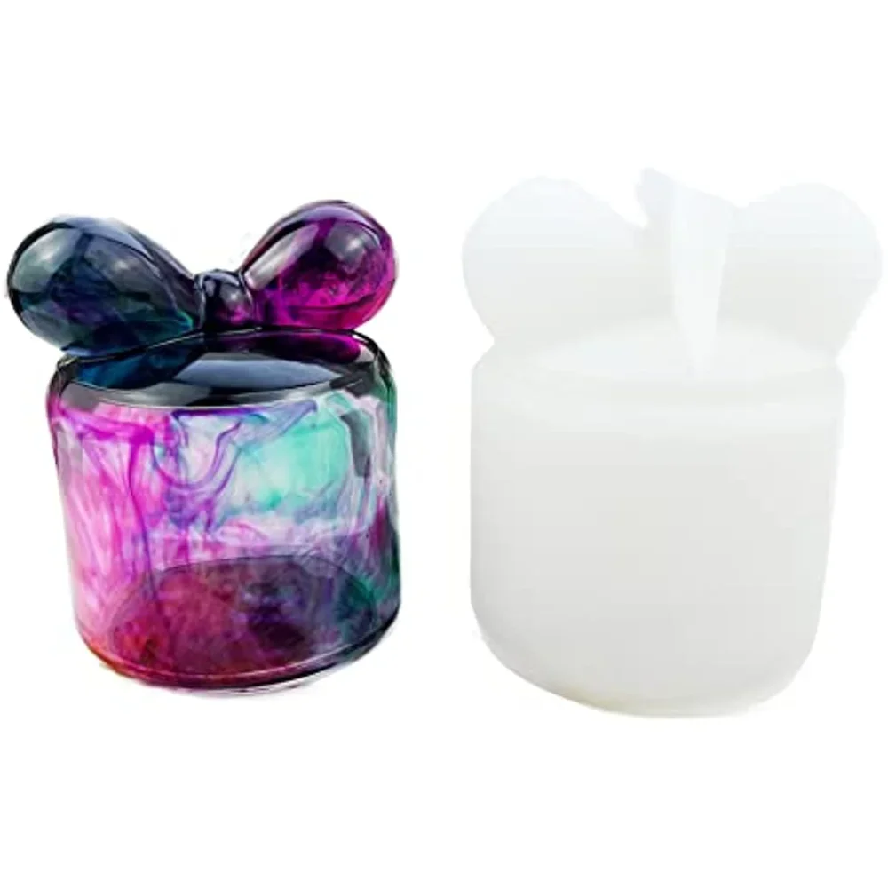 Милый Бант коробки для хранения с крышками силиконовые формы сделай сам