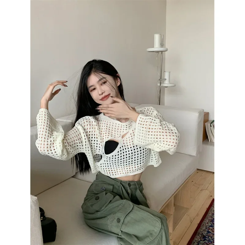 Кроп-топ Y2K с вырезами