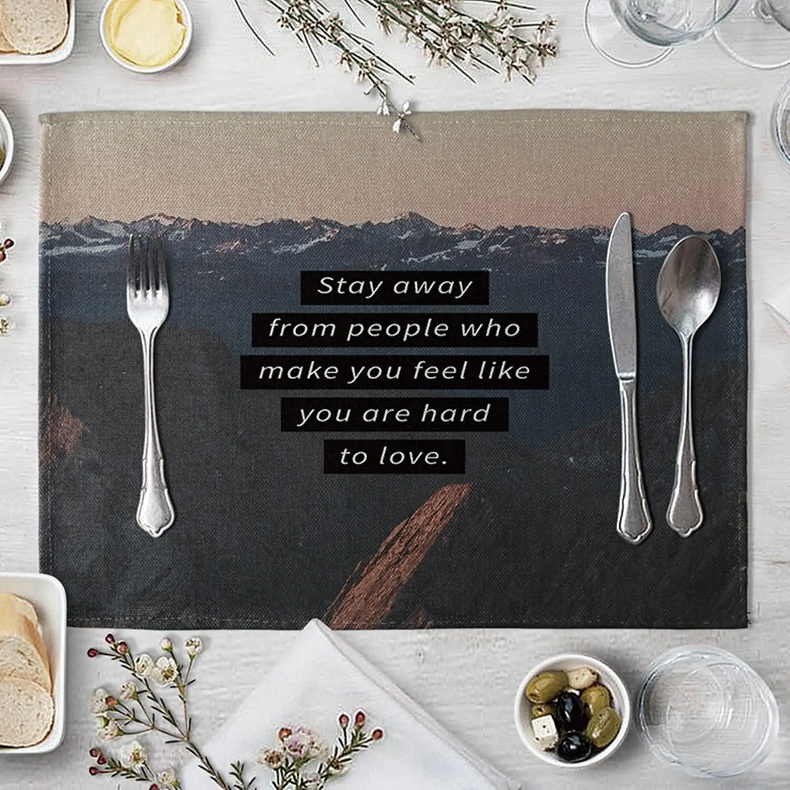 

Украшения для обеденного стола центральные столы Mate, ультракоричневые квадратные весенние салфетки, набор хлопковых льняных салфеток, одн...