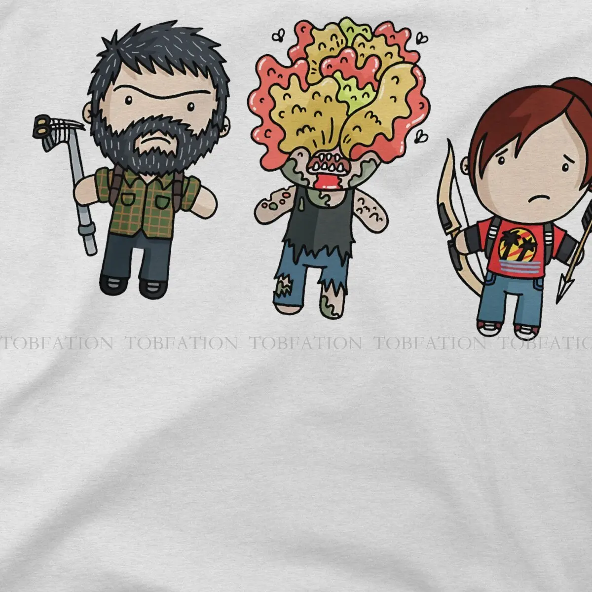 Оригинальные футболки The Last of Us Tv Series Мужская футболка с классическим мультяшным