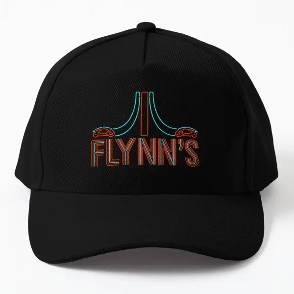 

Flynns Place Tron 1980S Baseball Cap Hat Sun Solid Color Mens Spring Bonnet Casual Boys Casquette Printed Summer Black