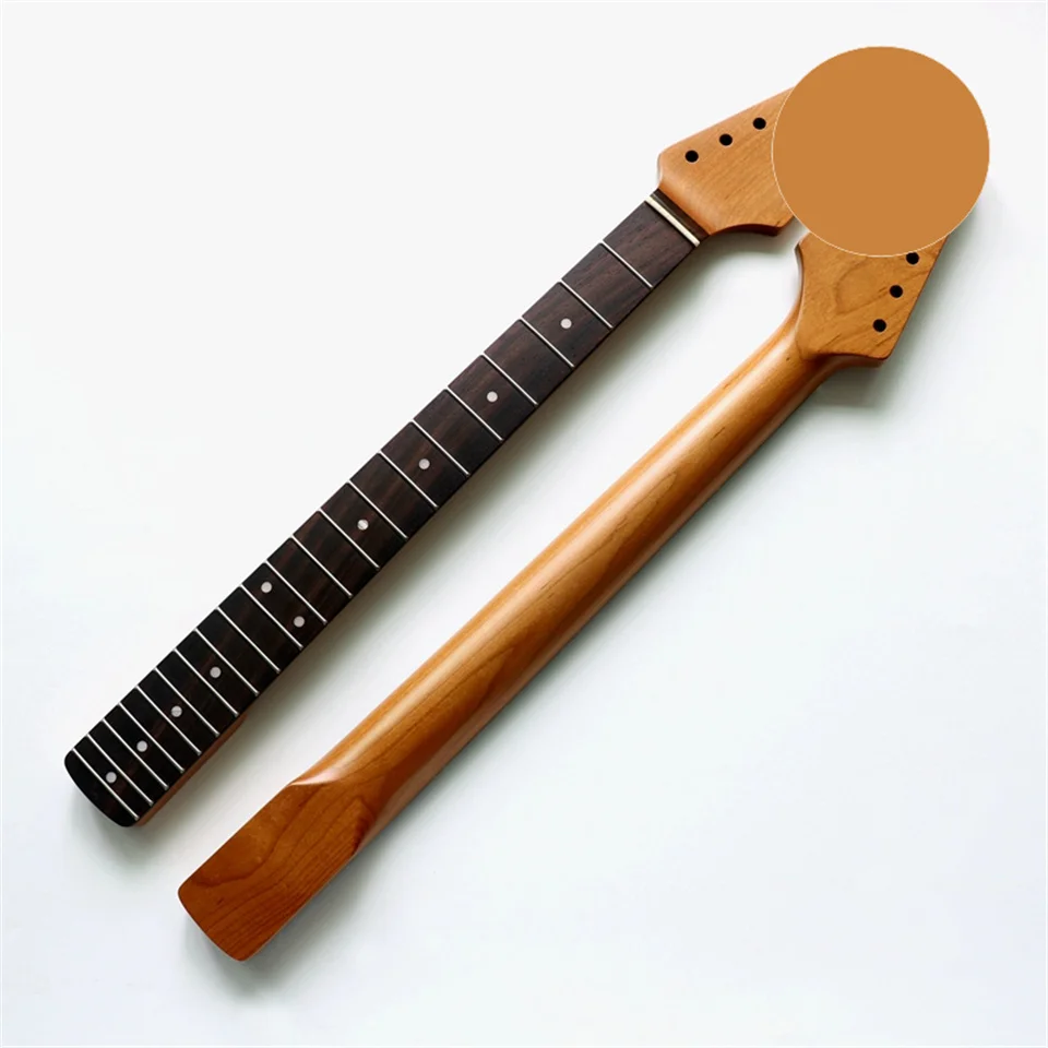

Vintage ST Electric Guitar Neck, Toasted Maple Handle, Rosewood Fingerboard, Phillips screws at the tail, nitro lacquer, Matte