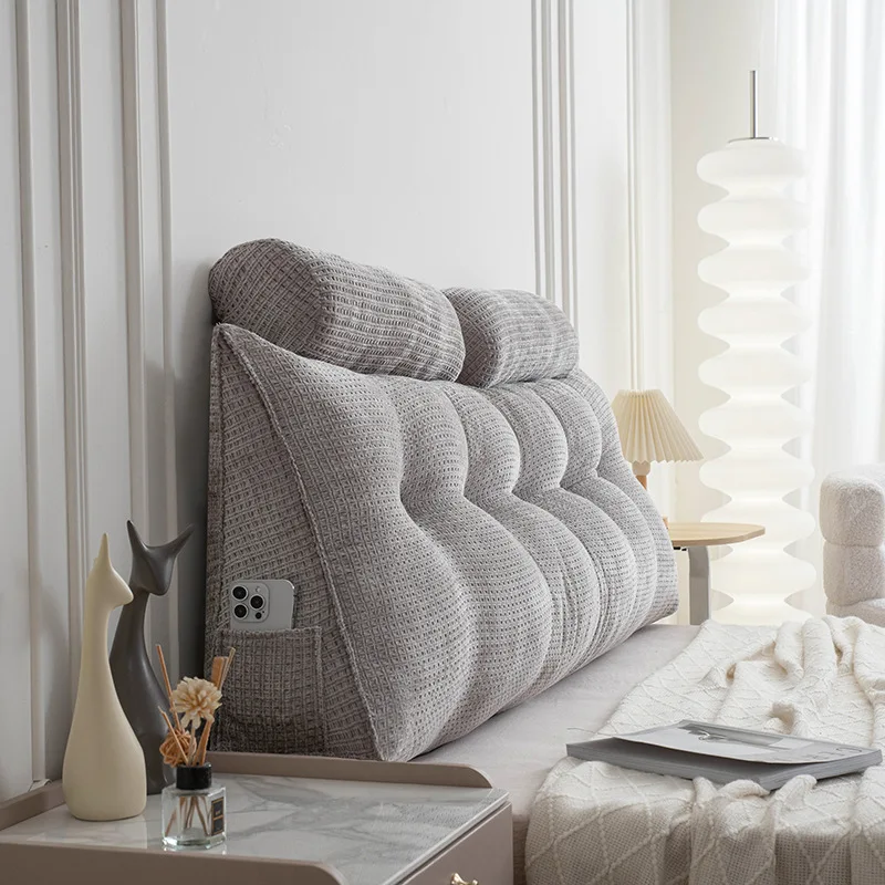 

Домашняя треугольная подушка, спинка, вельветовая подушка для изголовья, рельефная подушка для дивана, поясная подушка, клиновые подушки для сна для кровати, декоративные 이불