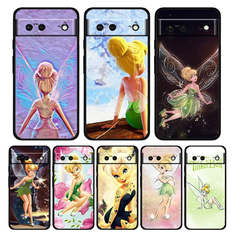 

Disney Peter Pan Cartoon Shockproof Case for Google Pixel 7 6 Pro 6a 5 5a 4 4a XL 5G Silicone Soft Black Phone Cover