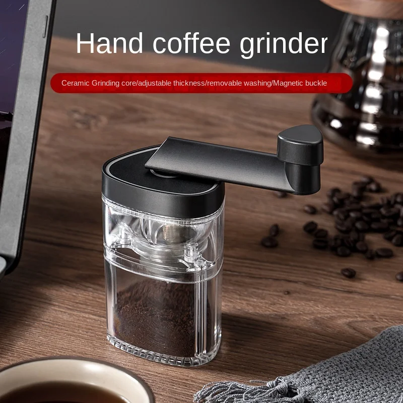 

Manual Coffee Bean Grinder Coffee Lover Gift Hand Coffee Mill for Home Conical Whole Bean Hand Crank Adjustable Settings