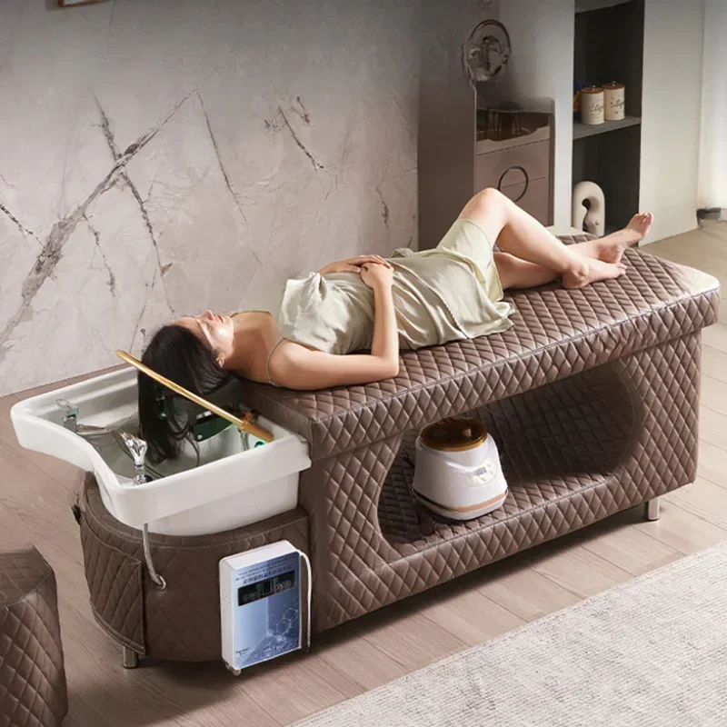 Косметическое кресло массажная кровать для массажа тайского спа-шампуня