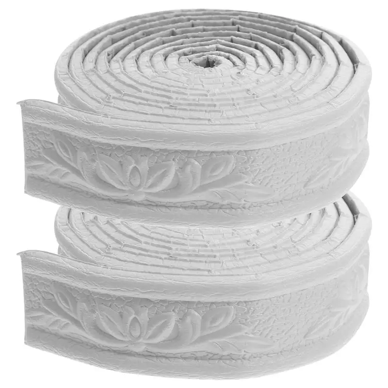 

Strip Caulk Wall Trim Border Adhesive Wallpaper Tape Stick Peel Molding Self Edging Caulking Sealant 3D Ceiling Tiles Borders