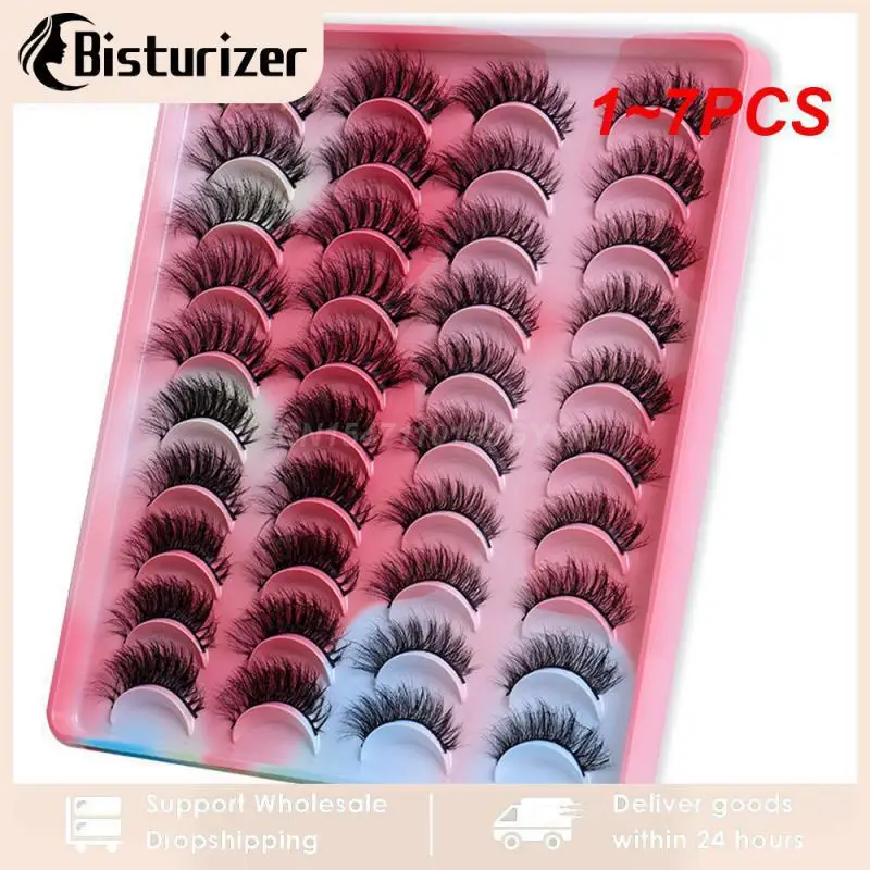 

1 ~ 7 шт., накладные ресницы, 4 стиля