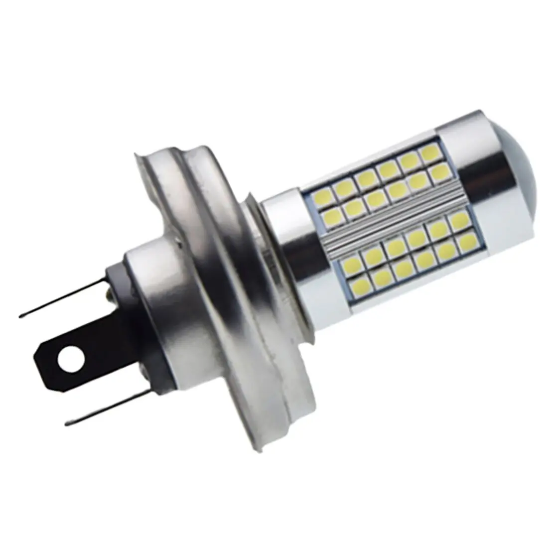 Фото Светодиодная лампа для фар автомобиля/грузовика, белая, DC6V, P45T, 3030, 66SMD, 12W, ближний/дальний свет, противотуманная фара №2