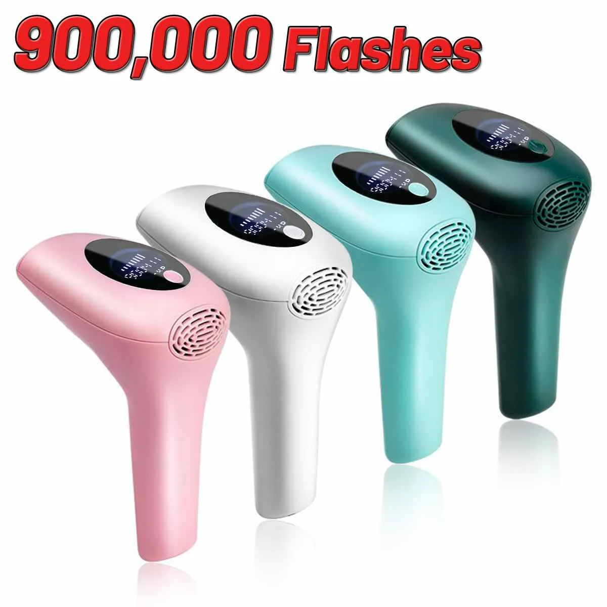 

900,000 Pulses 8 Gear Regulated Epilator Skin Rejuvenation Household Laser Hair Removal Instrument Hair Removing Device