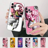 bandai anime dragon ball majin buu phone case for iphone 11 12 13 mini pro xs max 8 7 6 6s plus x 5s se 2020 xr case