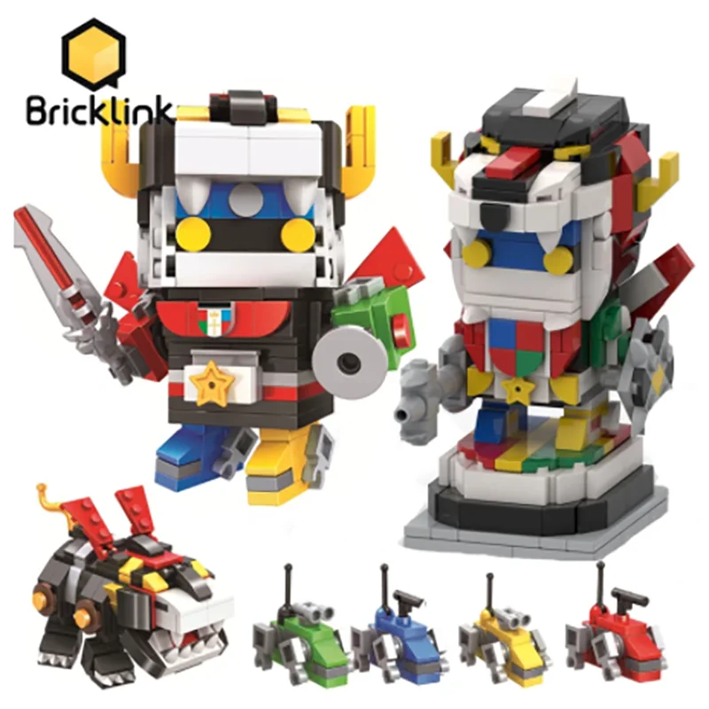 

Конструктор Bricklink MOC технический робот Voltroned 21311 Paladins Mech Мультяшные Аниме фигурки Brickheadz игрушки для детей